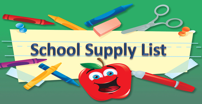 Student Supply List