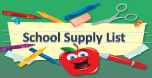 Student Supply List
